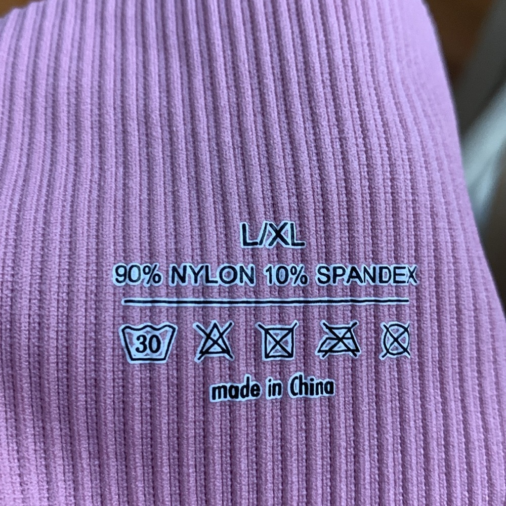 Pink Two piece exercise set SZ L - Picture 6 of 6
